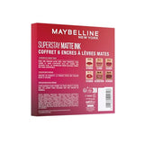 Maybelline Superstay Matte Ink Liquid Lipstick Set - 6 Shades