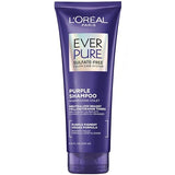 L’Oréal Paris Sulfate Free Brass Toning Purple Shampoo for Blonde/Ombre/Brown Hair, EverPure, 6.8fl oz