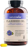 NatureWise, Flaxseed Oil, 240 Softgels