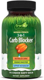 Irwin Naturals 3-in-1 Carb Blocker: Maximum Strength for Weight Management