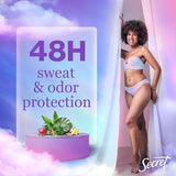 Secret Dry Spray Antiperspirant Deodorant for Women - 48-Hour Protection, Vanilla & Argan Oil, 4.1oz (Pack of 3)