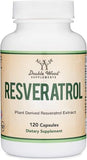 Resveratrol Supplement 500mg Per Serving, 120 Capsules (Resveratrol Polygonum Root Extract Providing 50% Trans Resveratrol) Healthy Aging Support by Double Wood