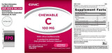 GNC Chewable Vitamin C 100 mg - Mixed Fruit Flavor