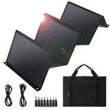 Portable 60W Foldable Solar Panel - Camping Power for Tablets and Generator Stations