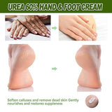 ALMEKAQUZ 60% Urea Foot & Hand Cream – Maximum Strength with 2% Salicylic Acid for Dry, Cracked Skin