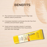 Jovees Anjeer & Carrot Sunscreen SPF 45 - 50g