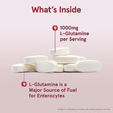 Jarrow Formulas L-Glutamine 1000mg - 100 Tablets for Muscle Support
