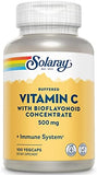 Solaray Buffered Vitamin C 500mg with Bioflavonoids - 100 Veg Capsules