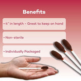 Dealmed Povidone Iodine 10% Swabsticks - 50/Box (Pack of 2) Individually Sealed for Wound Care