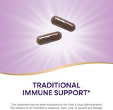 Nature's Way Black Elderberry Supplement, Traditional Immune Support*, With Elderberry and Elderflower, Plant Powered, 100 Capsules (Packaging May Vary)