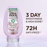 Garnier Ultra Doux Rice Water Conditioner - 360ml for Deep Nourishment