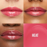 Maybelline Lifter Gloss - Hydrating Lip Gloss with Hyaluronic Acid - Heat, Raspberry Neutral - 0.18 oz