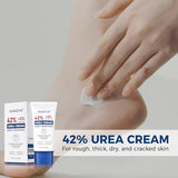 OUKEYA Urea Cream 42% with 2% Salicylic Acid - Maximum Strength Foot & Hand Cream 3oz