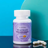 Peachlife Boric Acid Suppositories - USA Made - Vegetable Capsules for Feminine Health & pH Balance