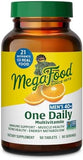 MegaFood Men Over 40 One Daily - Iron-Free Multivitamin - 90 Tablets