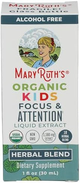 MaryRuth Organics Kids Focus Attention Support Drops