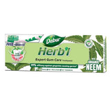 Dabur Herb'l Natural Toothpaste with Neem for Gum Care (150g)