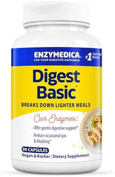 Enzymedica Digest Basic: Essential Enzyme Formula (90 Capsules)