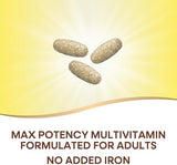 Nature's Way Alive! Max3 Potency Adult Complete Multivitamin, High Potency B-Vitamins to Support Energy Metabolism*, with Methylated B12 and Folate, No Added Iron, 90 Tablets (Packaging May Vary)