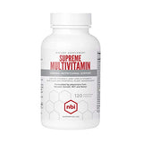NBI Supreme Daily Multivitamin with Vitamin A, C, D, E, K, B6, and B12 - 120 Veggie Capsules