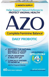 AZO, Complete Feminine Balance®, Daily Probiotic, 60 Capsules