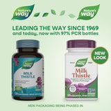 Nature's Way Milk Thistle, Supports Liver Function and Detoxification Pathways*, 175 mg Milk Thistle Seed Extract Standardized to 80% Silymarin per Serving, 120 Capsules (Packaging May Vary)