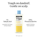 Neutrogena T/Gel Anti-Dandruff Shampoo for Dry Hair - 250ml - Salicylic Acid Formula for Hair Repair