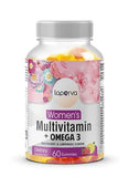 Laperva Women's Multivitamin + Omega 3 Gummies - Immune Support, Energy Boost, Cardiovascular Health - 60 Delicious Gummies