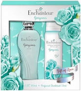 Enchanteur Gorgeous Gift Set Edt Perfumed Deodorant