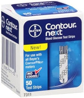Contour Next Bayer Blood Glucose Test Strips (50 Count)