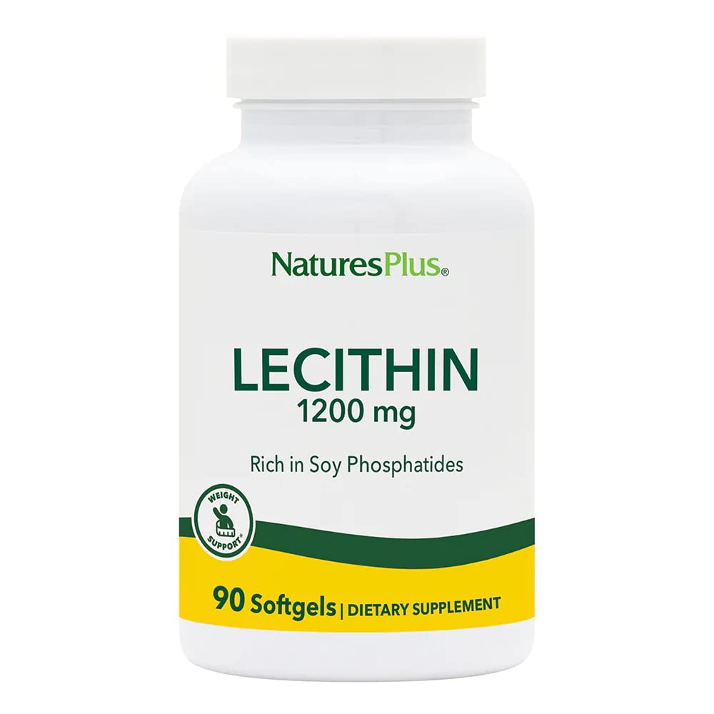 Nature's Plus Lecithin 1,200mg Softgels - 90 Count