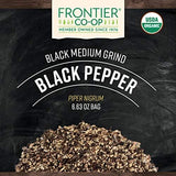 فلفل أسود عضوي مطحون بدرجة متوسطة (Organic Medium Grind Black Pepper) - فرونتير كواب (Frontier Co-op) - 6.63 أونصة - تابل فاخر