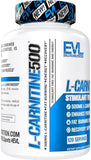EVLution Nutrition, L-Carnitine500®, 500 mg, 120 Capsules