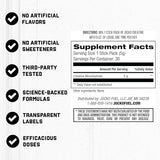 Jocko Fuel Creatine Monohydrate Stick Packs – 30 Servings Unflavored for Athletic Performance & Muscle Health