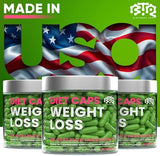 Bioteque Lab Weight Loss Diet Capsules, Natural Appetite Suppressant, Day & Night Fat Burner for Women & Men with Apple Cider, Green Coffee Bean Extract, Metabolism Booster Supplement - 60 Pills