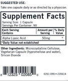 Kirkman Alpha Lipoic Acid 50mg Hypoallergenic - Antioxidant Nerve Support, 90 Capsules