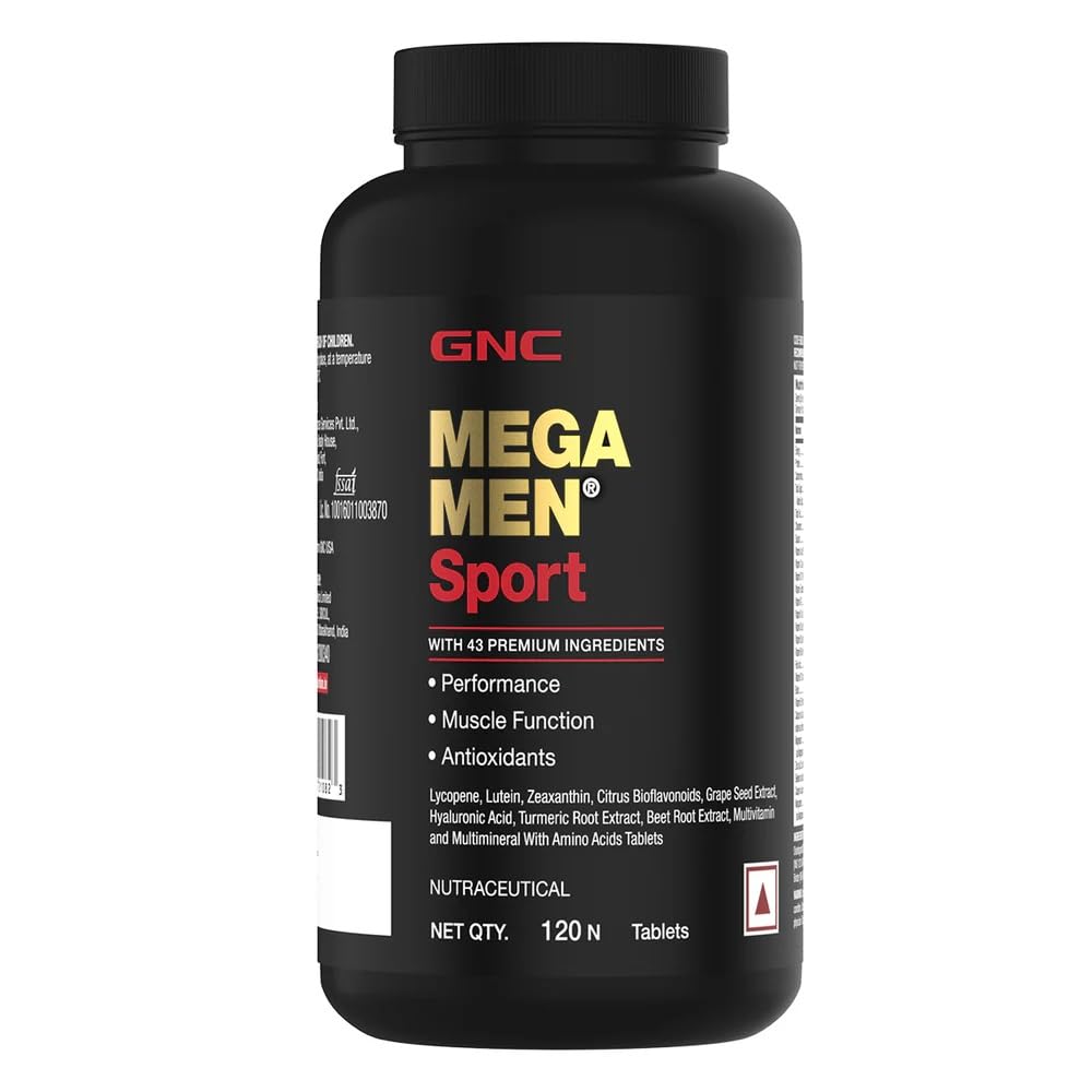 GNC Mega Men Sport Multivitamin - 120 Caplets