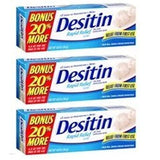 Desitin Rapid Relief Creamy Diaper Rash Cream 4.8oz - Pack of 3