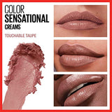 Maybelline Color Sensational Hydrating Lipstick - Touchable Taupe - Creamy, Long-Lasting Nude Lip Color