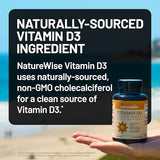 NatureWise, Vitamin D3, 125 mcg (5,000 IU), 360 Softgels