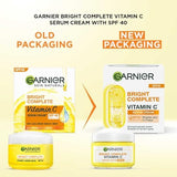 Garnier Bright Complete Vitamin C Serum Day Cream - Brightening & Sun Protection