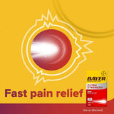Bayer Aspirin Extra Strength 500mg, 100 Tablets – Pain & Fever Relief