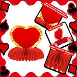 8-Piece Casino Birthday Party Decorations Set – Poker & Playing Card Theme Centerpieces & Signs