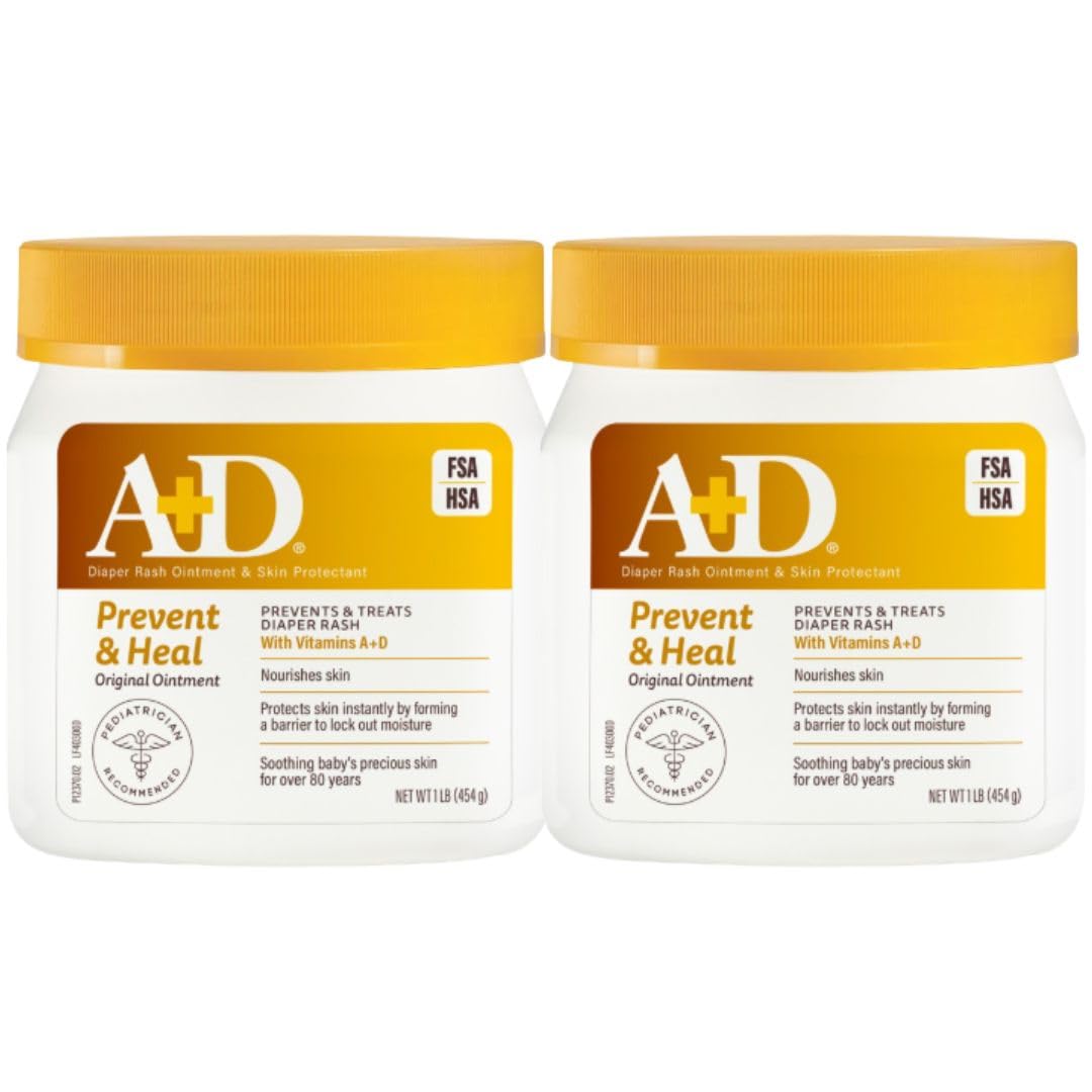 A+D Original Diaper Rash Ointment 1 Pound - Maximum Protection