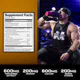 MuscleTech Testosterone Booster for Men, AlphaTest (150 Capsules) - Workout Testosterone Supplement for Men - Sports Nutrition Testosterone Booster for Endurance, Strength & Muscle Builder