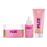PLIX Guava Powered Vitamin C Regime: Hydrating Cleanser, 10% Dewy Serum & Smoothie Moisturizer Set
