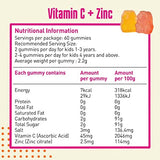 GUMAZING Vitamin C + Zinc for Kids - 60 Gummies, Immune Support Supplement