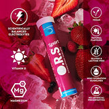 O.R.S Sport Hydration Tablets with Electrolytes - Vegan, Gluten and Lactose Free - Soluble Sports Oral Rehydration with Natural Mixed Berry Flavour - Low Calorie - 80 Tablets (Pack of 4)