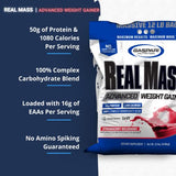 Gaspari Nutrition Real Mass Advanced 5.4 kg Strawberry Mass Gainer