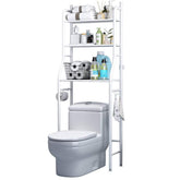 3-Tier Over-the-Toilet Storage Rack - Bathroom Space Saver Shelf Organizer